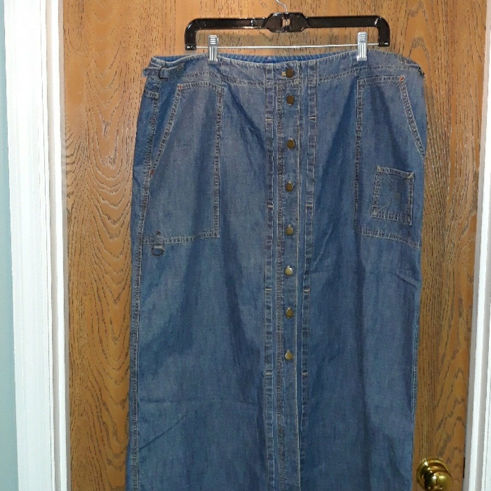 Ralph Lauren Jean Skirt size 16 w